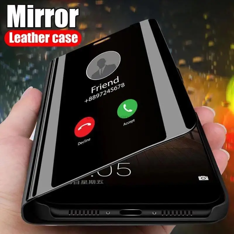 Smart Mirror Case Per Huawei Honor 9X Lite Stand Book Flip Cover Per Honor 9X 9 X Lite Lit Honor 9X Lite Hono 9X Light Coque Case