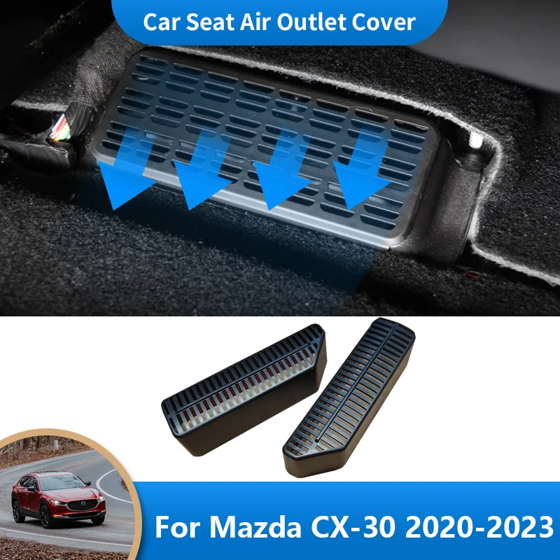 Per Mazda Cx-50 Cx 50 Gt Va 2023 2024 Presa D'Aria Trim Car Under Seat Riscaldatore A Pavimento Condizionatore D'Aria Vent Outlet Cover Accessori