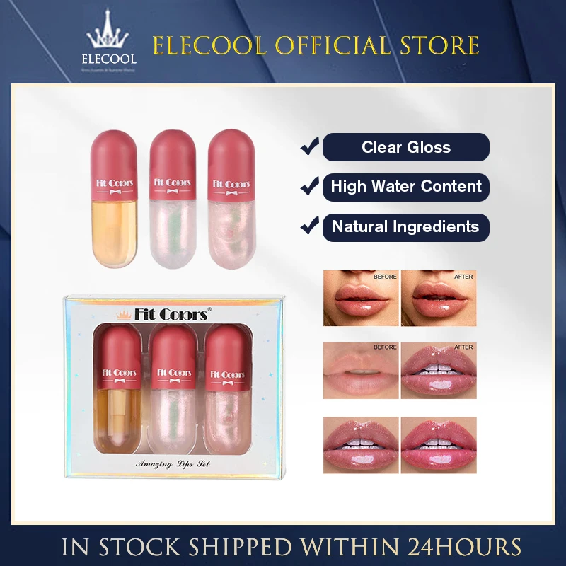 Lip Gloss Jelly Glossy Trasparente Lip Tint Waterproof Moisturizer Plump Juicy Lip Oil Beauty Liquid Lipstick Cosmetic Makeup