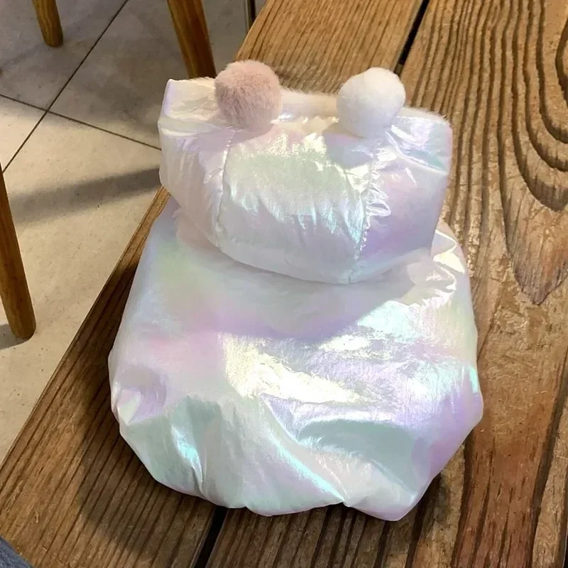 Peluche Ball Cappotti Invernali Bulldog Pet Clothes Terrier Yorkshire Cappotti Per Giacche Medie Addensate Cute Small Dog S