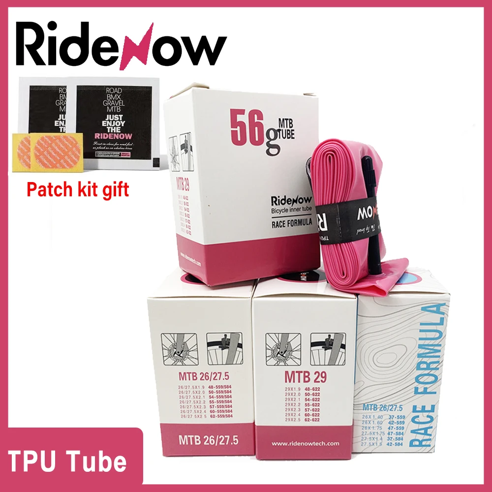 Ultralight Ridenow Tpu Mtb 29 Camera D'Aria Bici 29X1.9 2.1 2.2 2.3 2.4 Pollici Valvola Francese 45Mm Tubi Per Mountain Bike 26 27.5 29
