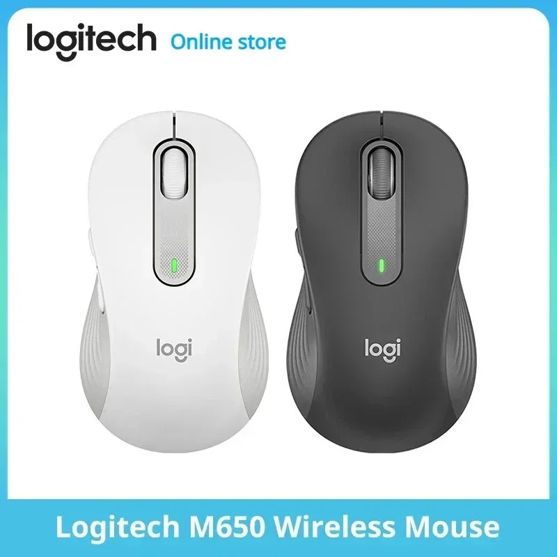 Logitech M650 Wireless Bluetooth Lsilent Mouse Office Laptop Sensor Technology Advanced Optical Programmable Buttons Mouse
