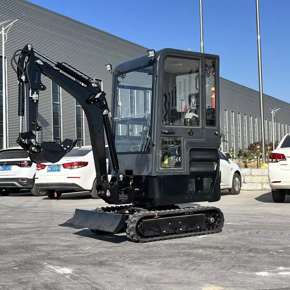 Hightop 2000Kgs Escavatore Kubota Engine Crawler Digger Farm Minibagger 2Ton Mini Escavatore Macchina Con Cabinfor Sale