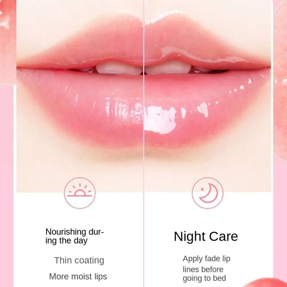 Waterproof Temperature Change Lip Balm Fade Lip Lines Natural Velvet Matte Lip Tint Anti-Screpolato Antiaderente Peach Lip Balm Women