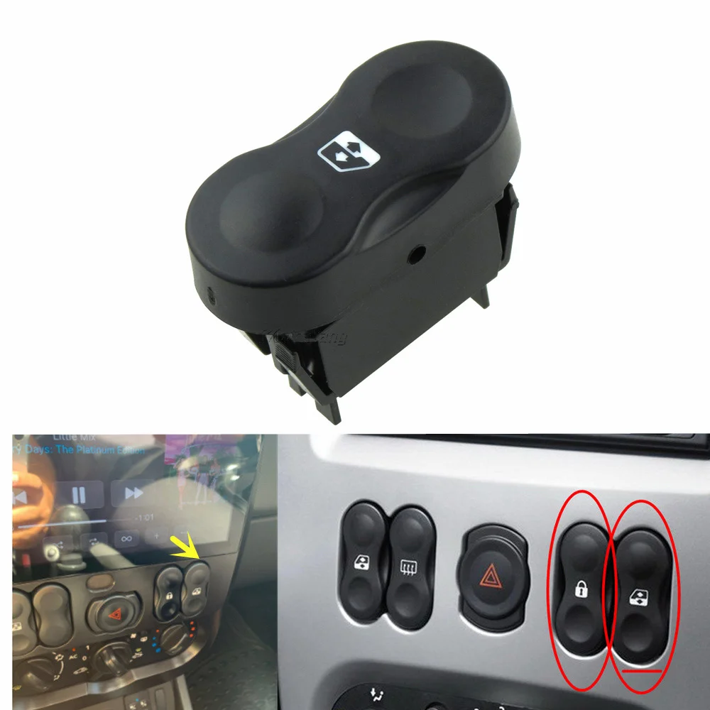 Hight Quality Per Dacia Logan Mcv Sandero Duster 2008 2009 2010 2011 Pulsante Interruttore Alzacristallo Elettrico 8200602227
