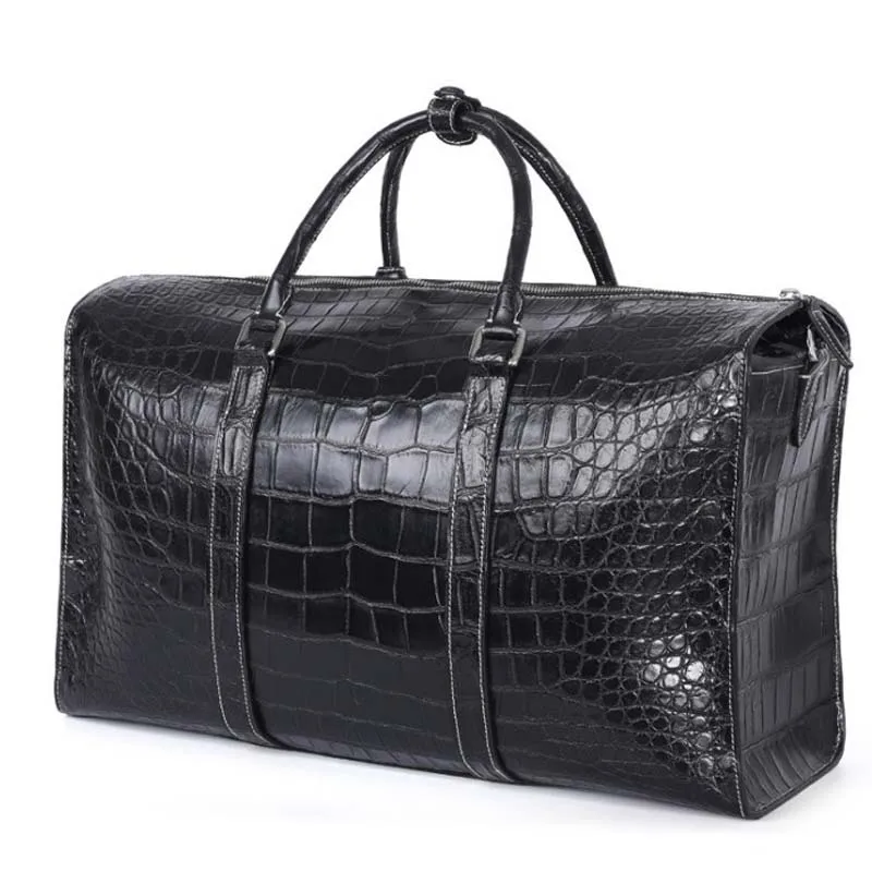 Dae Borsa Da Uomo In Coccodrillo Borsa Da Uomo Per Il Tempo Libero Borsa Da Viaggio In Pelle Di Coccodrillo Borsa Da Viaggio Per Uomo Di Grande Capaci