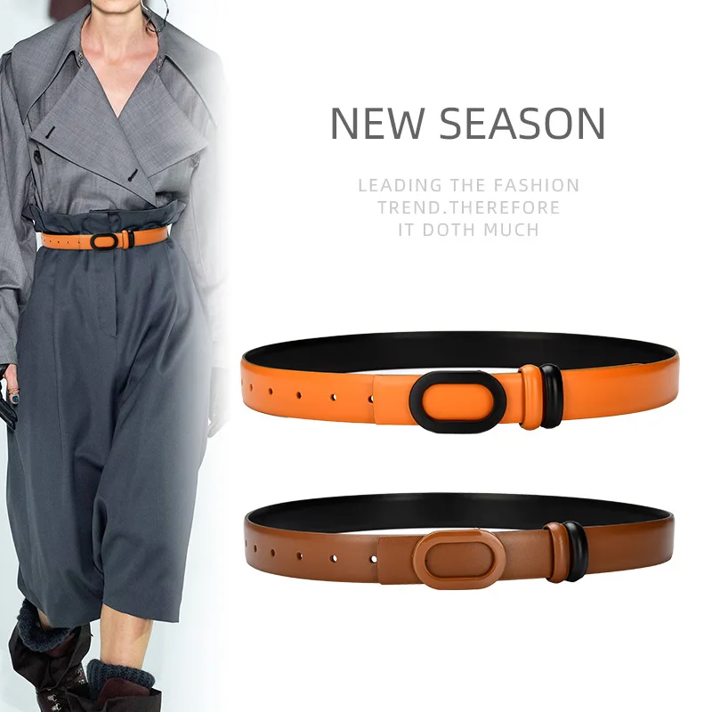 Cintura Da Donna In Vera Pelle Moda Stile Coreano Con Cintura Jeans Cintura Da Donna Alla Moda Cintura Autunnale E Invernale Di Alta Qualità