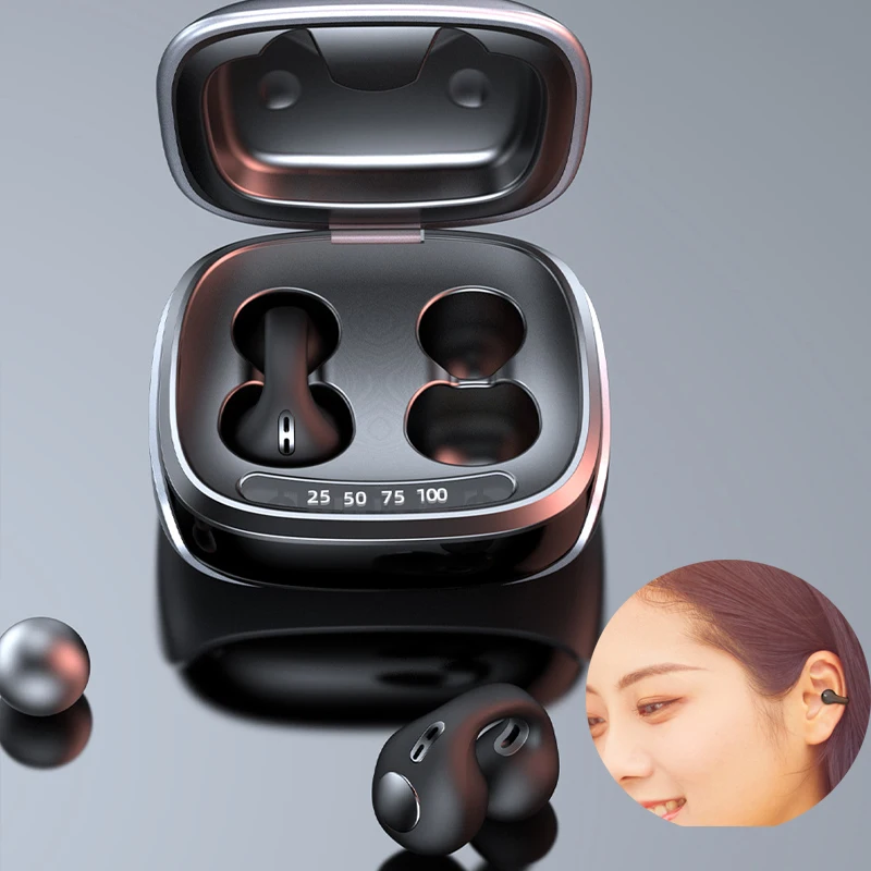2023 Auricolari Bluetooth A Conduzione Ossea Cuffie Wireless Con Clip Per L'Orecchio Con Microfono Sport Per Xiaomi Redmi 8 A Bq 5535L 6035L Plus