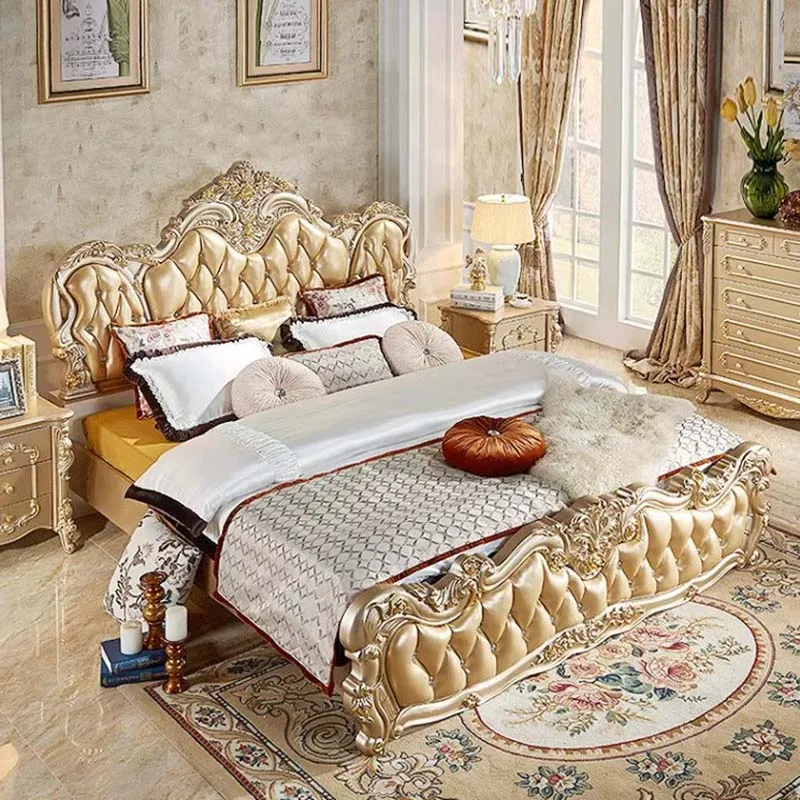 Camera Da Letto Salvaspazio Letto Matrimoniale Europeo Estetico Queen Size Moderno Lusso Cama Elastica Pula Pula Mobili Per Hotel