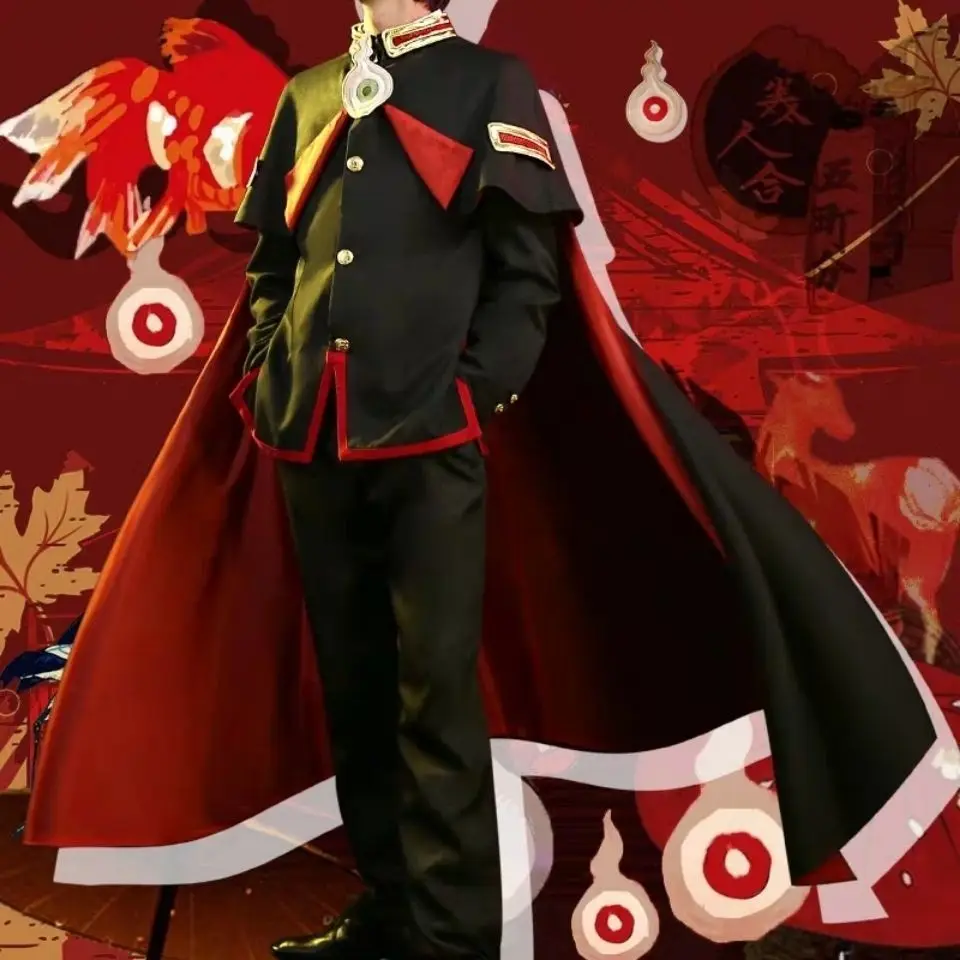 Groundbound Boy Hanako-Kun Cos Ning Cos Costume Cape Uniform C Costume Anime Suit Cosply Suit