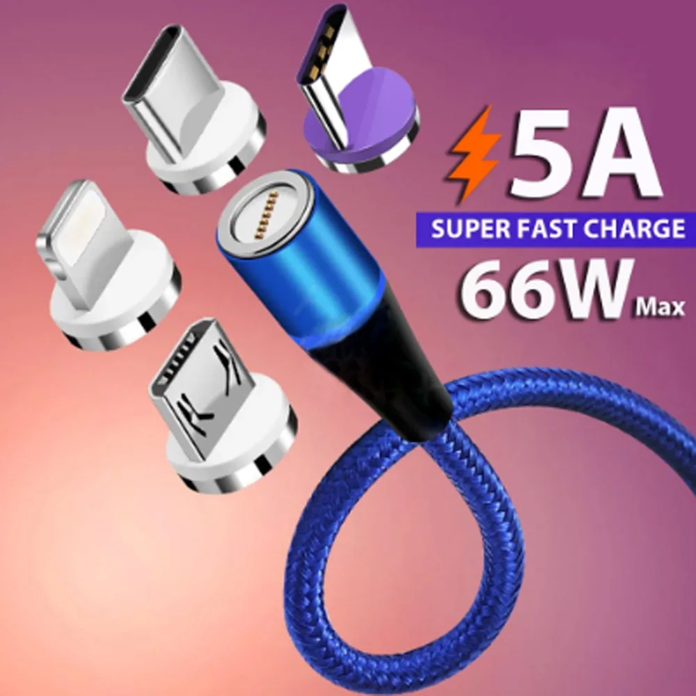 Cavo Di Ricarica Magnetico Micro Usb Tipo C Per Poco Buds Pro Samsung Galaxy A50 Ulefone Power Armor 16 Pro Xiaomi 12 Lite Lg Q52