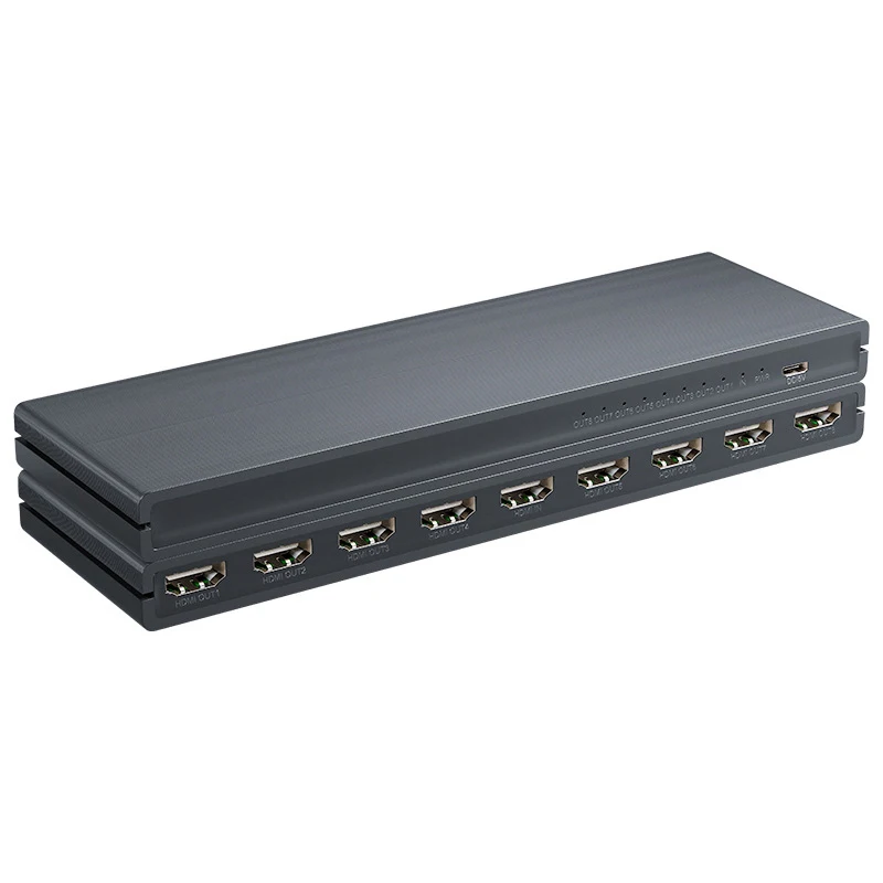 3D 4K @ 30Hz 1X8 Video Splitter Hdmi-Compatibile Convertitore 1 In 8 Fuori Split Screen Per Dvd Ps3 Xbox Hdtv Market Display