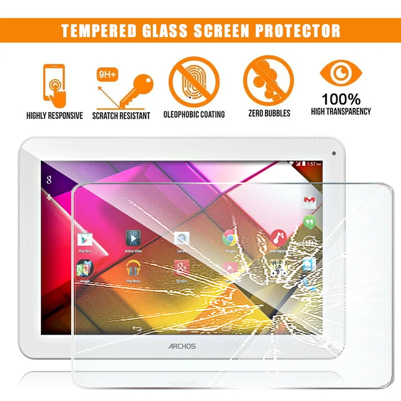 Per Archos 101 Pellicola Proteggi Schermo In Vetro Temperato Per Tablet In Rame 9H Premium Antigraffio