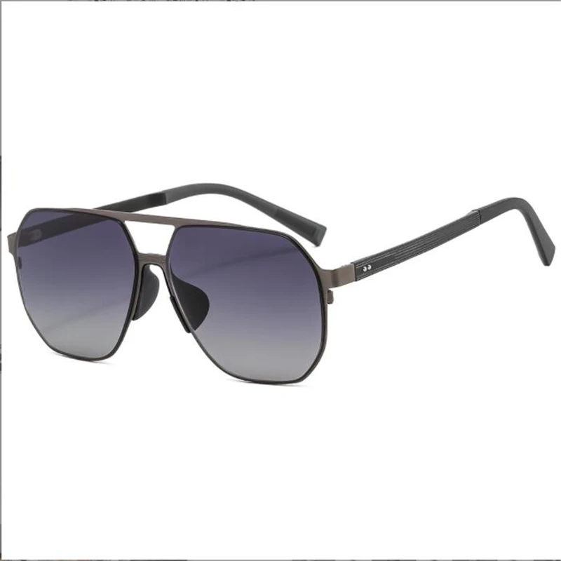 2023 Nuovi Occhiali Da Sole Anti-Blu Polarizzati In Nylon Con Montatura Grande Occhiali Da Sole In Alluminio E Magnesio A Doppio Raggio Di Moda Ultra 