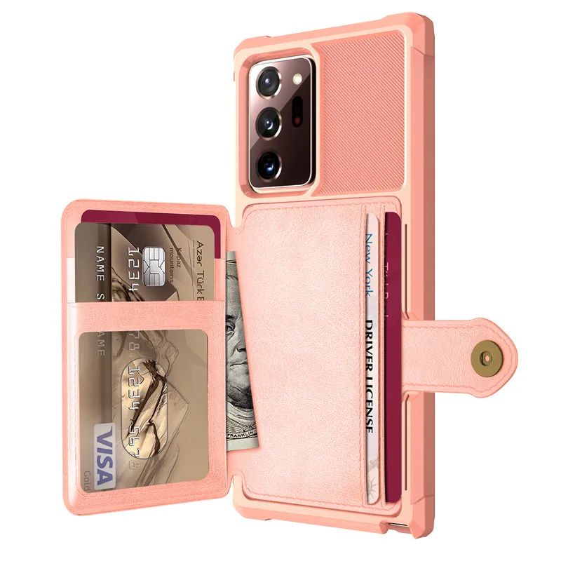 Samsung Note20Ultra S9 S10 Note10 S20 Plus Note9 Custodia In Pelle Pu Premium Flip Portafoglio Porta Carte Di Credito Porta Carte Di Credito