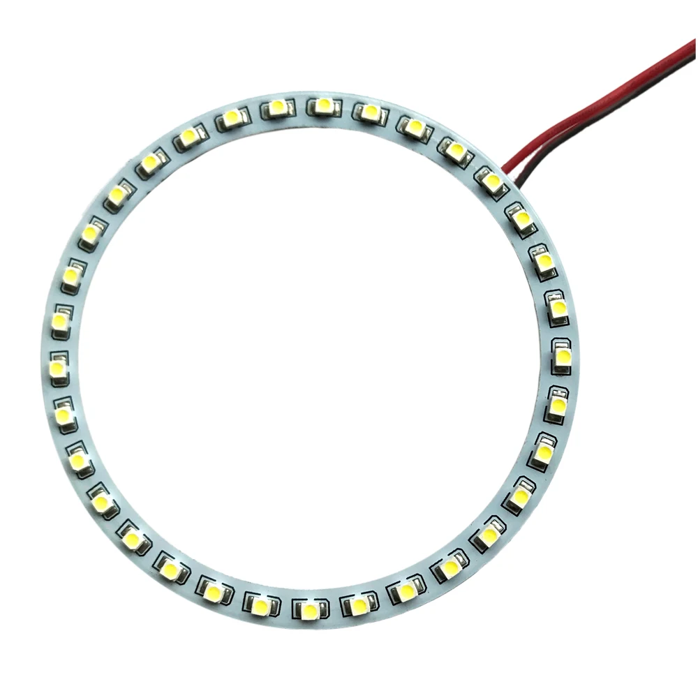 2 Pezzi X Diametro Esterno 100Mm 3528 30Smd Car Led Angel Eyes Halo Ring Light Car Light