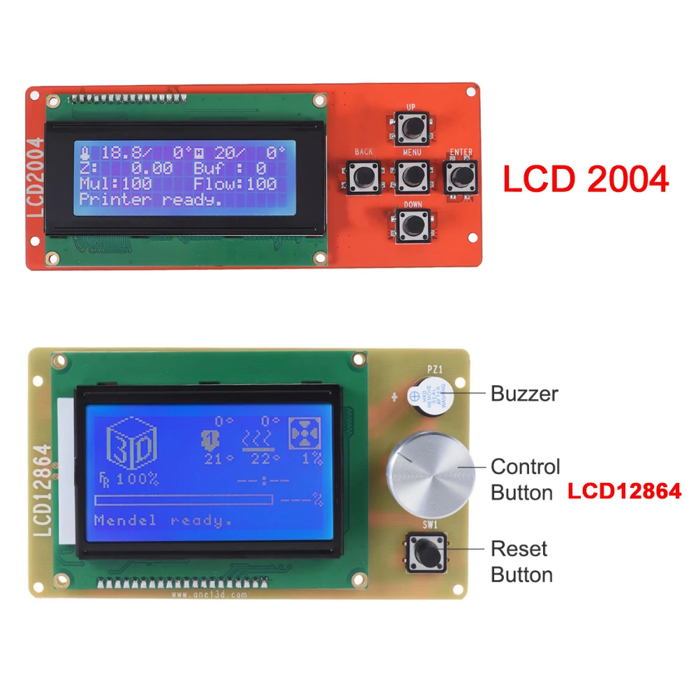 Parti Della Stampante 3D Anet A6 A8 A8Plus Lcd 12864/2004 Modulo Controller Schermo Display Intelligente Per Pannello Di Controllo Lcd Ramps 1.4