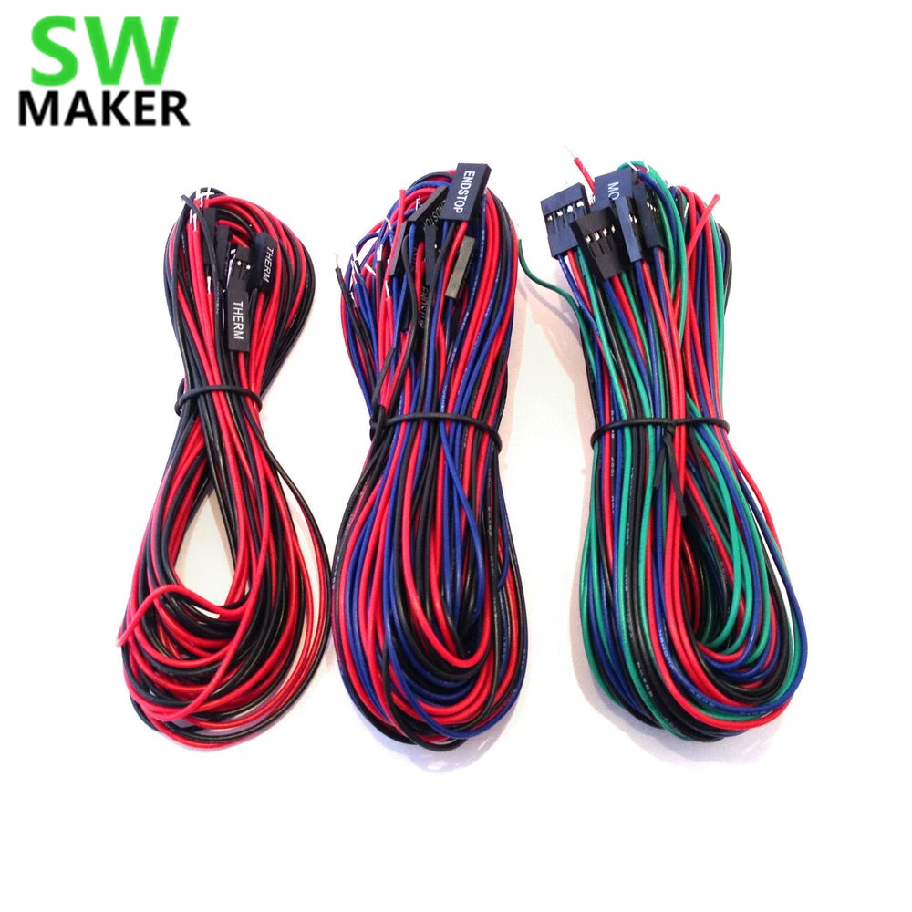 Ramps 1.4 Kit Cablaggio Scheda Controller Stampante 3D-20 Fili-Reprap/Prusa Ramps 1.4 Kit/Set Cavi Scheda