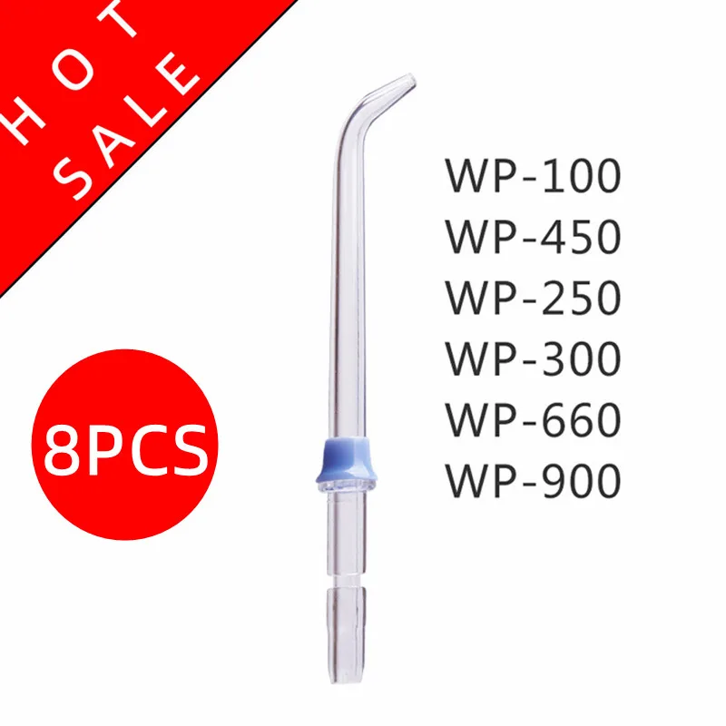 8 Pz/Set Per Waterpik Wp-100 Wp-450 Wp-250 Wp-300 Wp-660 Wp-900Oral Igiene Accessori Ugelli