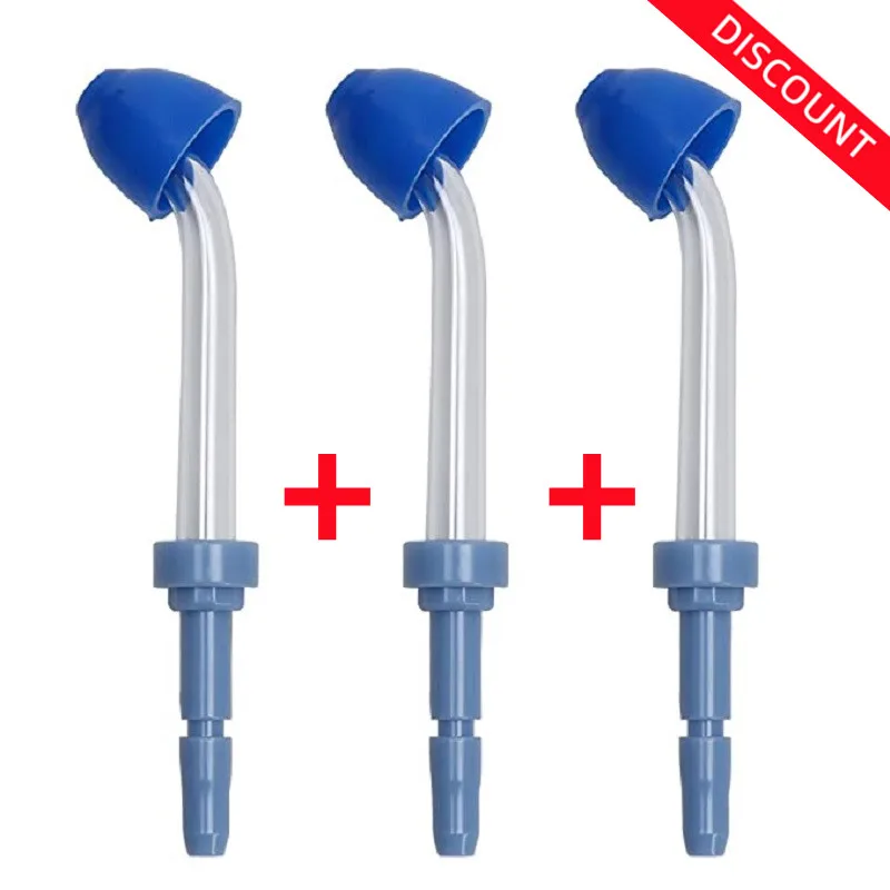 3 Pz Ugello Irrigatore Nasale Compatibile Con Waterpik Irrigatore Orale Rimuovere Il Muco Nasale E Le Coperzioni Wp-100 Wp-450 Wp-250 Wp300