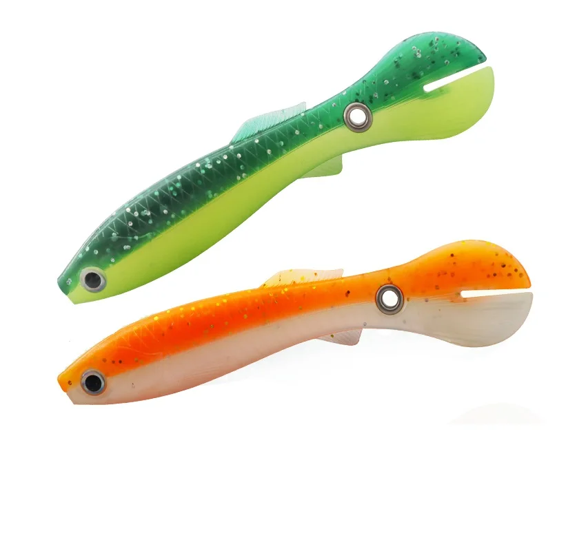 5Pcs New Soft Silicone Bait Bionic Loach 100Mm 6G Wacky Wormer Icsa Artificial Texas Fishing Lure Tackle For Fishing