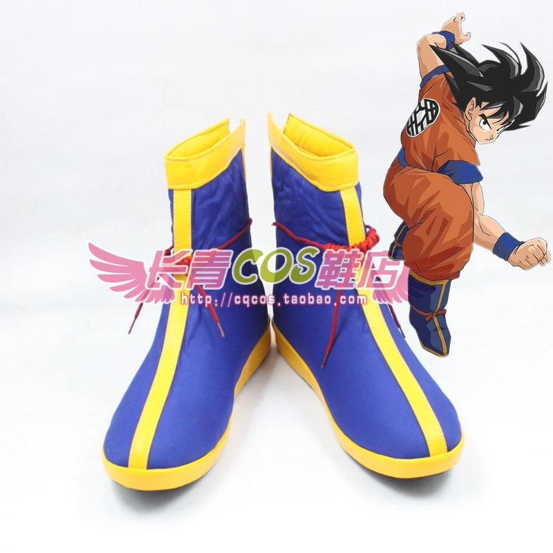 Dbz Son Goku Kakarot Anime Cosplay Scarpe Blu Stivali C006