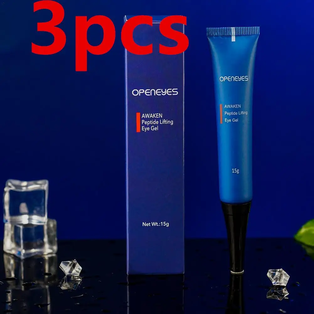 3 Pezzi Openeyes Awaken Peptide Lifting Eye Gel Men Eye Cream Idratante Sotto La Crema Per Gli Occhi Per Occhiaie Gonfiore Linee Sottili
