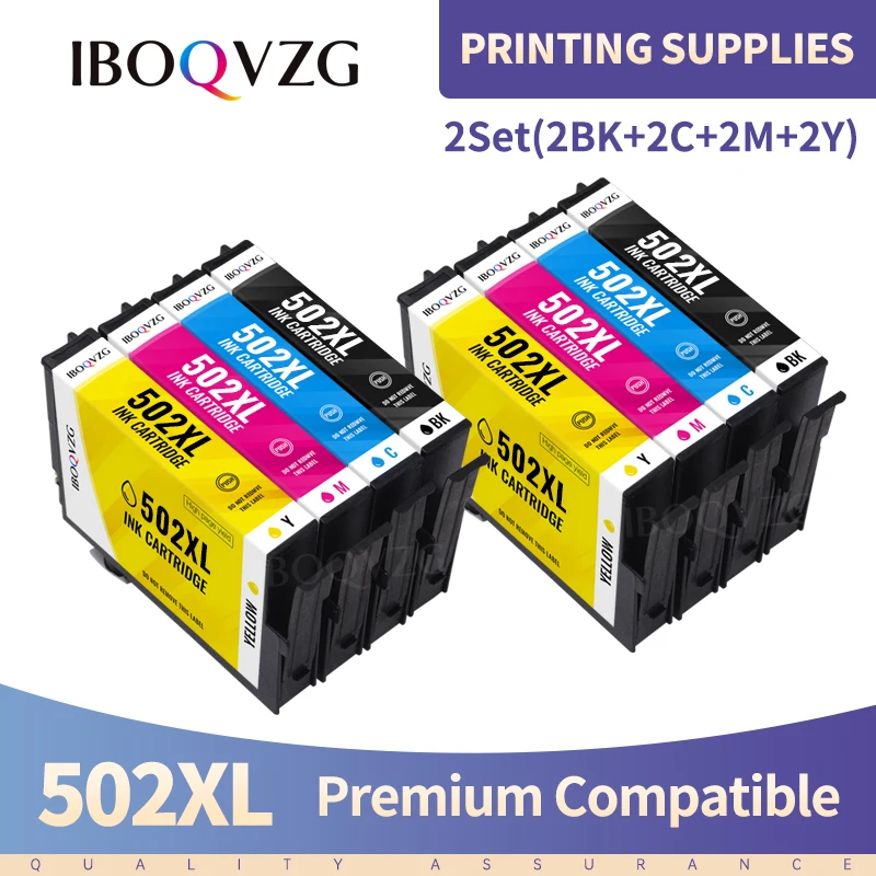 Cartuccia D'Inchiostro Completamente Compatibile Muslimex Per Stampante T502 T502Xl Epson Expression Home Xp-5100 Xp-5105 Workforce Wf-2860 Wf-2865