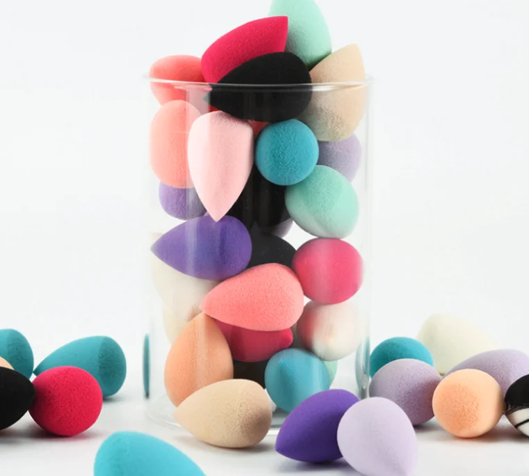 Mini Spugna Per Trucco All'Ingrosso A Forma Di Goccia D'Acqua Morbida Fondotinta Puff Correttore Impeccabile Spugna Per Trucco Cosmetico Mista