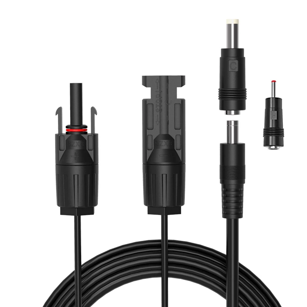 Cavo Di Prolunga Per Cavo Di Ricarica Solare Con Connettori Dc5521 Dc5525 Dc3513.5 Per Jackery Allpower Centrale Elettrica Più Portatile.