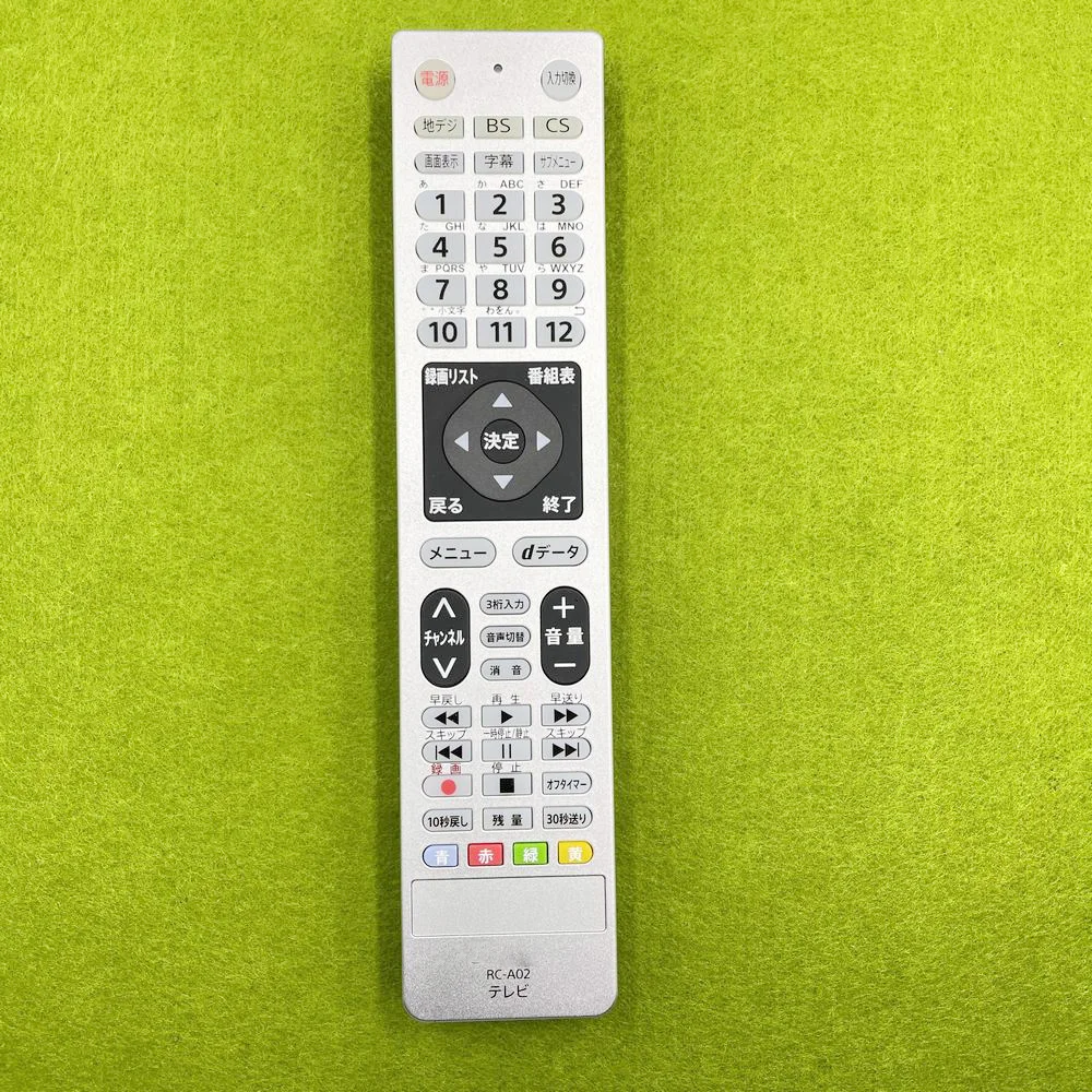 Telecomando Originale Rc-A02 Per Aiwa Tv-19H10S Tv-24Hf10S Tv-32Hf10W Tv-43Uf30H Tv-49Uf30H Tv Led Lcd