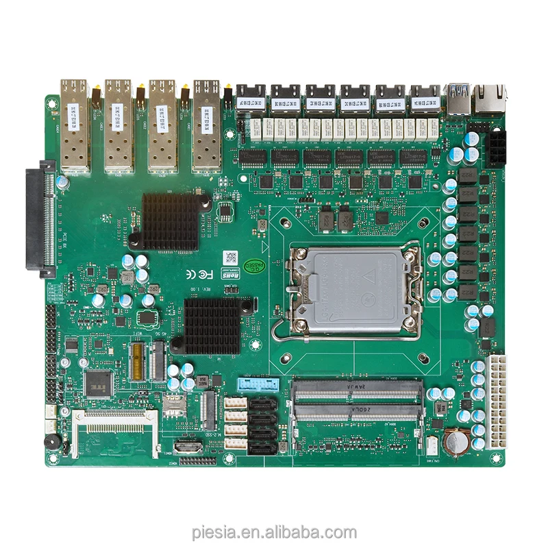 Scheda Madre Firewall Lga1700 Ddr5 Ram 4Sfp Porte Scheda Madre Pfsense Cpu I7 I9