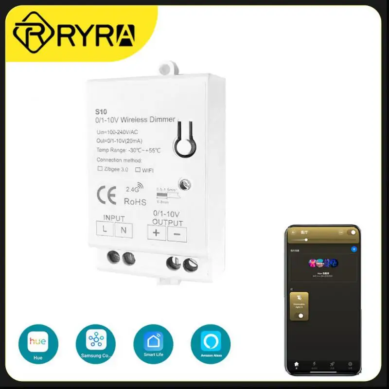 3.0 1-10V Dimmer Controller Tuya Smart Life App Telecomando Wireless Dimmer Switch Funziona Con Alexa Echo Home