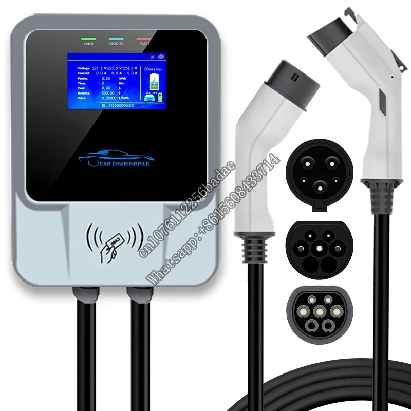 2022 Stazione Di Ricarica Ev A Parete Ex Charger Two Pstreet Wallbox Rfid 22 11 7 Kw Per E Car Id4 Vw Womgbt Gb/T
