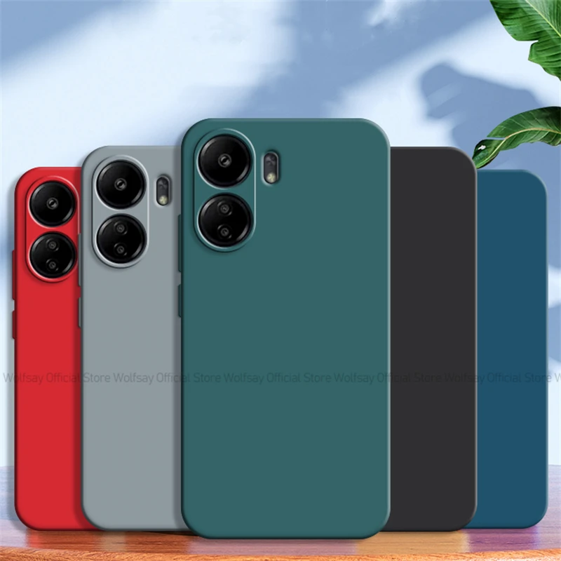Per Xiaomi Redmi 13C 4G Custodia Xiaomi Redmi 13C 4G Cover Case Cover Posteriore In Silicone Liquido Antiurto Per Xiaomi Redmi 13C 4G