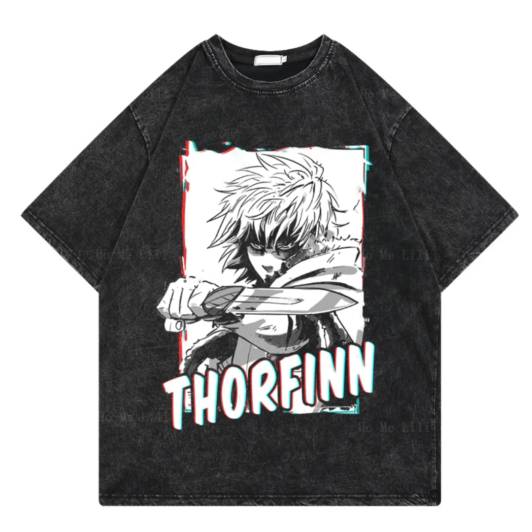 Anime Giapponese Vinland Saga Summer Manga Graphic Ladies Print Clothes Maglietta Unisex A Maniche Corte Top Oversize 100% Cotone