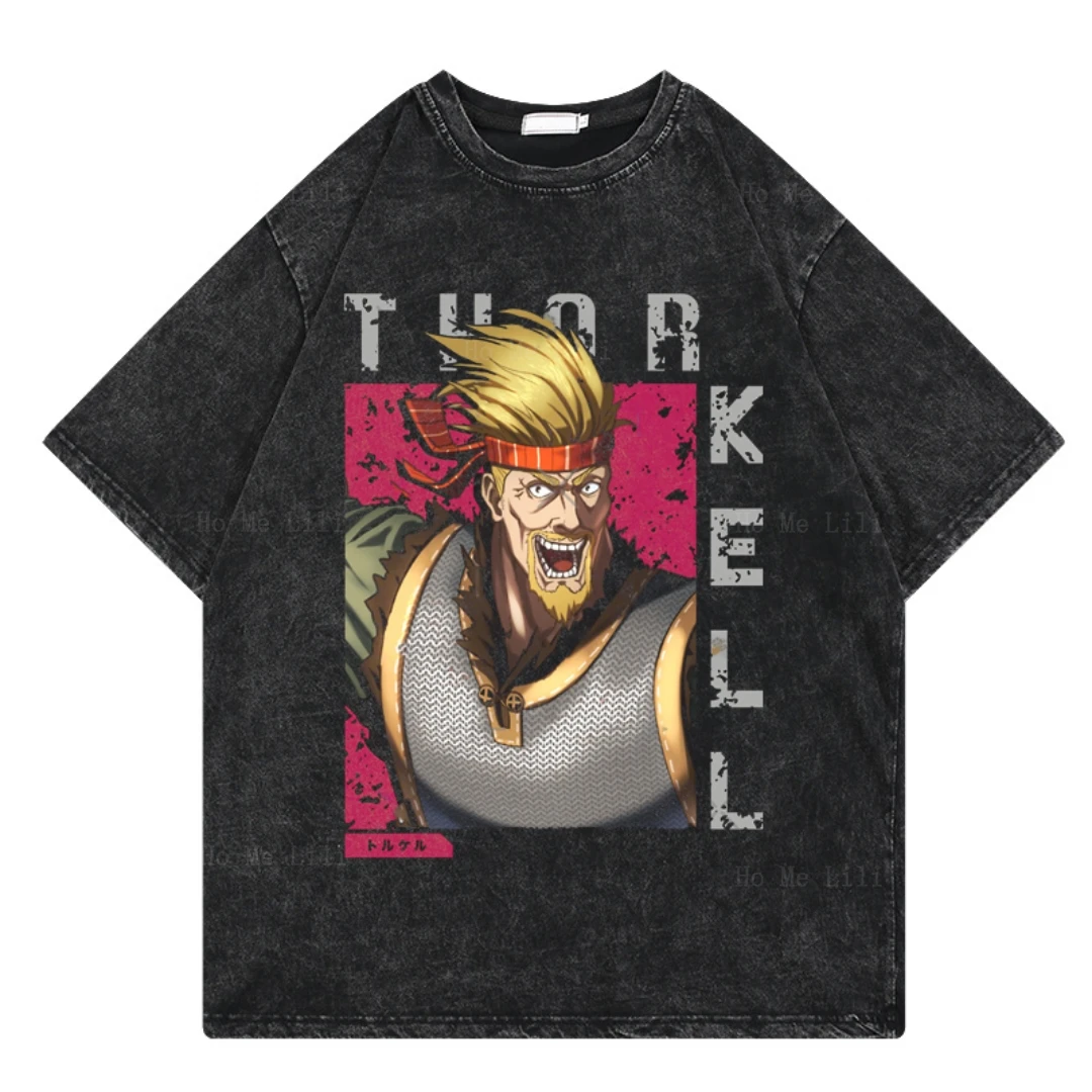 Top Oversize Vinland Saga Japanese Anime Summer Manga Graphic Ladies Print Clothes Maglietta Unisex A Maniche Corte 100% Cotone