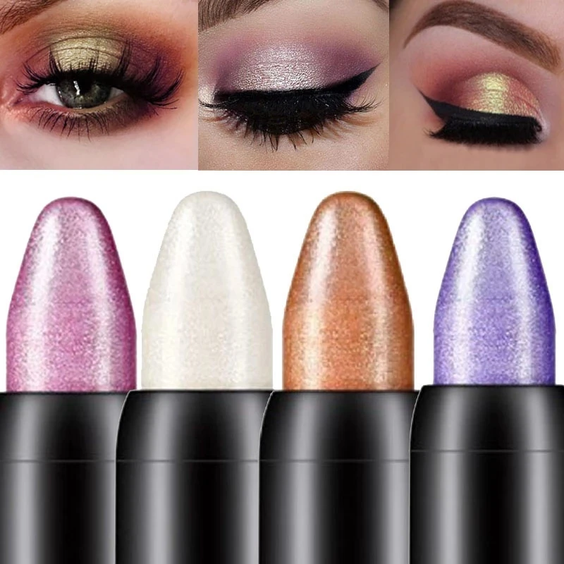 16 Colori Evidenziatore Ombretto Matita Impermeabile Glitter Opaco Nudo Ombretto Trucco Pigmento Cosmetici Eyeliner Ombretto Penna