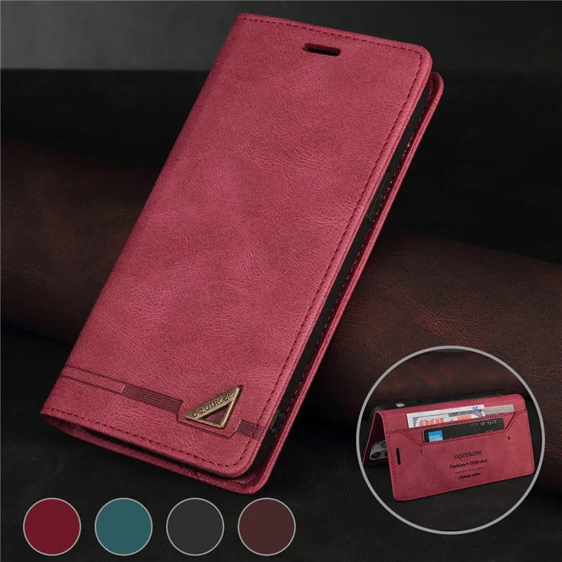 Custodia A Portafoglio Magnetica Per Samsung Galaxy A7 (2018), Custodia A Portafoglio In Pelle Per Samsung Galaxy A750, Galaxy A7, A750, 2018