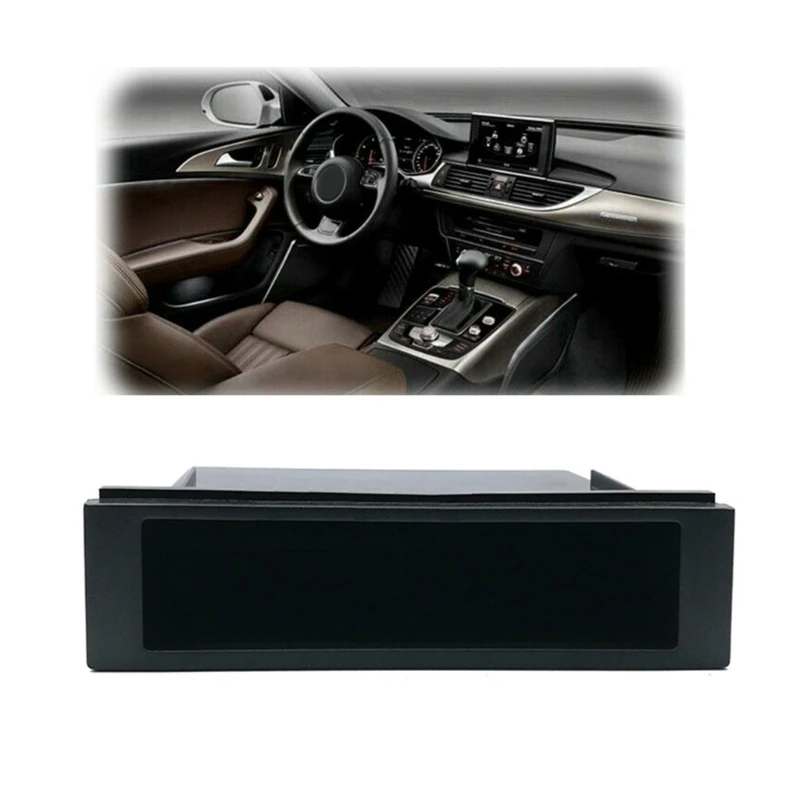 Autoradio 1Din Portabicchieri Radio Storage Box Accessori Interni Portabicchieri Per Auto Nero Radio Cubby-Cd Radio Portabicchieri Per Bevande H8We