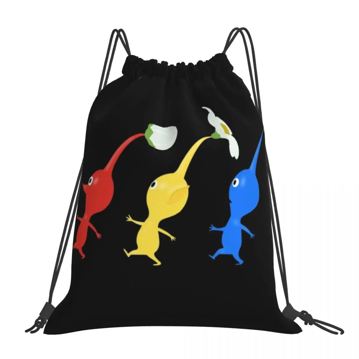 3 Zaini Da Corsa Pikmin Borse Portatili Con Coulisse Borsa Con Coulisse Tasca Per Articoli Vari Borse Per Libri Per Uomo Donna Studenti