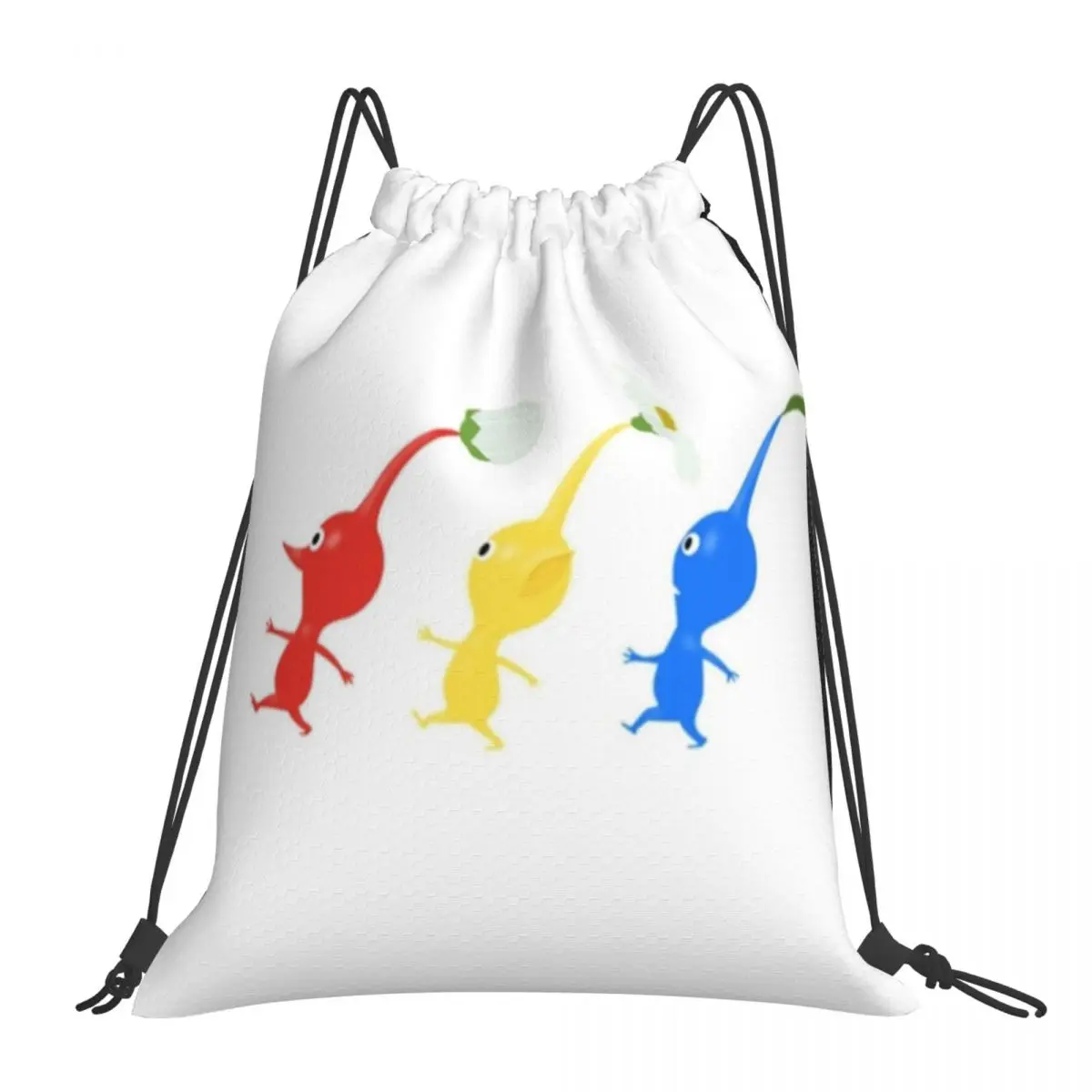 3 Zaini Da Corsa Pikmin Borse Casual Portatili Con Coulisse Tasca Con Coulisse Borsa Per Articoli Vari Borse Per Libri Per Uomo Donna Scuola