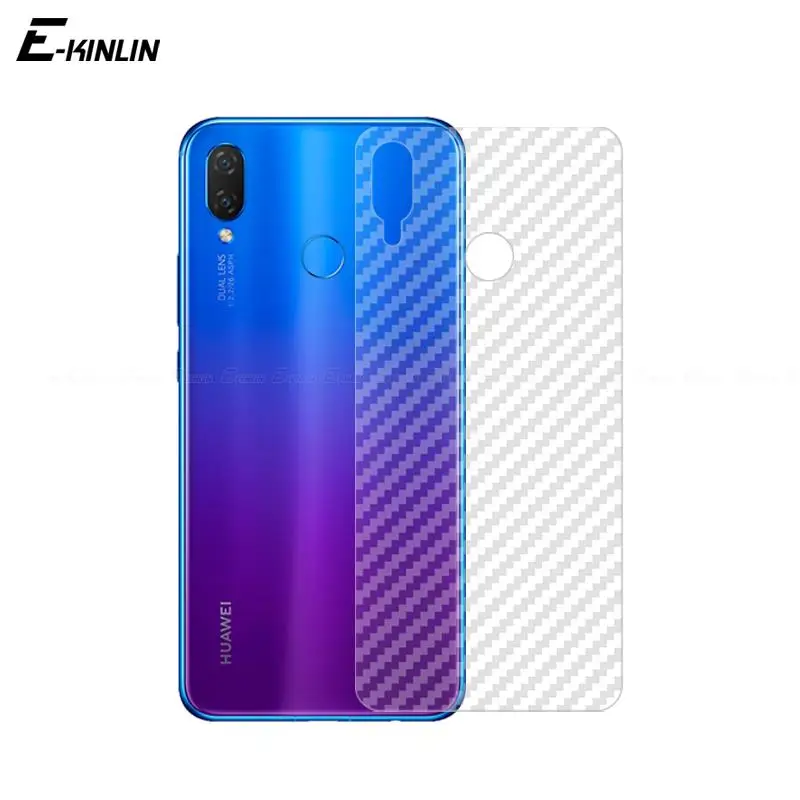 Pellicola Di Copertura Posteriore In Fibra Di Carbonio 3D Per Huawei Nova 12 12I 11 Ultra 10 9 Se Y90 Y91 Y61 Y60 Pro Lite 3 Plus 8I 7I Pellicola Salv