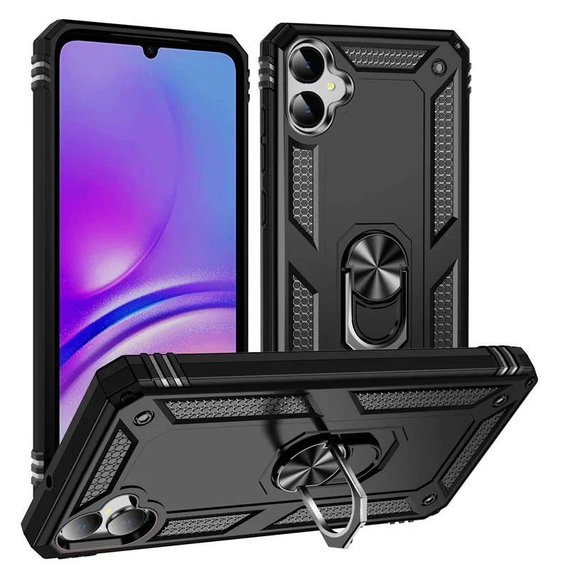 Per Samsung Galaxy A05 A05S Custodia Armor Magnet Metal Ring Custodie Antiurto Per Galaxy A05 A05 S A05S Cover Posteriore