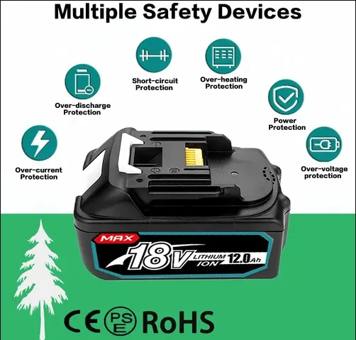 Offerta Speciale Offerta Speciale Per Batteria Agli Ioni Di Litio Makita Bl1850B 18V 6Ah 8Ah 12Ah Bl1840B Bl1860 Bl1890 Bl1815 Bl1830 Bl1835