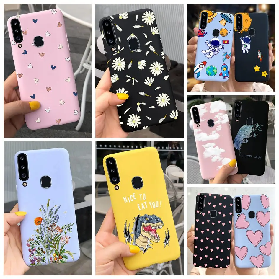 Custodia A20S Per Samsung Galaxy A20S Cover Galaxy A20S Cover Posteriore In Silicone Per Samsung A20S 2019 A207 Sm-A207F Soft Fundas
