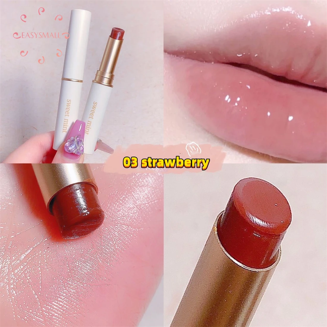 1Pc Balsamo Per Le Labbra Naturale Rossetto Idratante A Lunga Durata Cambiamento Di Temperatura Rossetto Anti-Essiccazione Idratazione Cura Delle Labb
