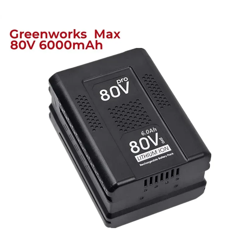 Per Greenworks 80V 6000Ah Batteria Di Ricambio Per Greenworks Max Batteria Agli Ioni Di Litio Gba80200 Gba80250 Gba80400 Gba80500