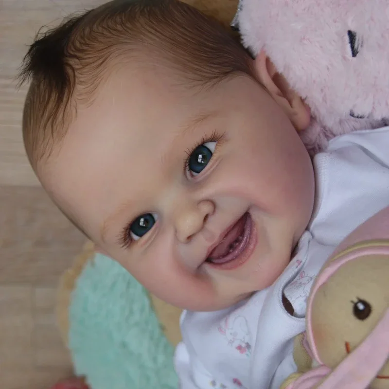 22 Pollici Reborn Baby Doll 55Cm Kit Di Bambole Reborn Fai Da Te Con Occhi Del Corpo Vinile Morbido Non Verniciato Accessori Per Parti Di Bambole Non 