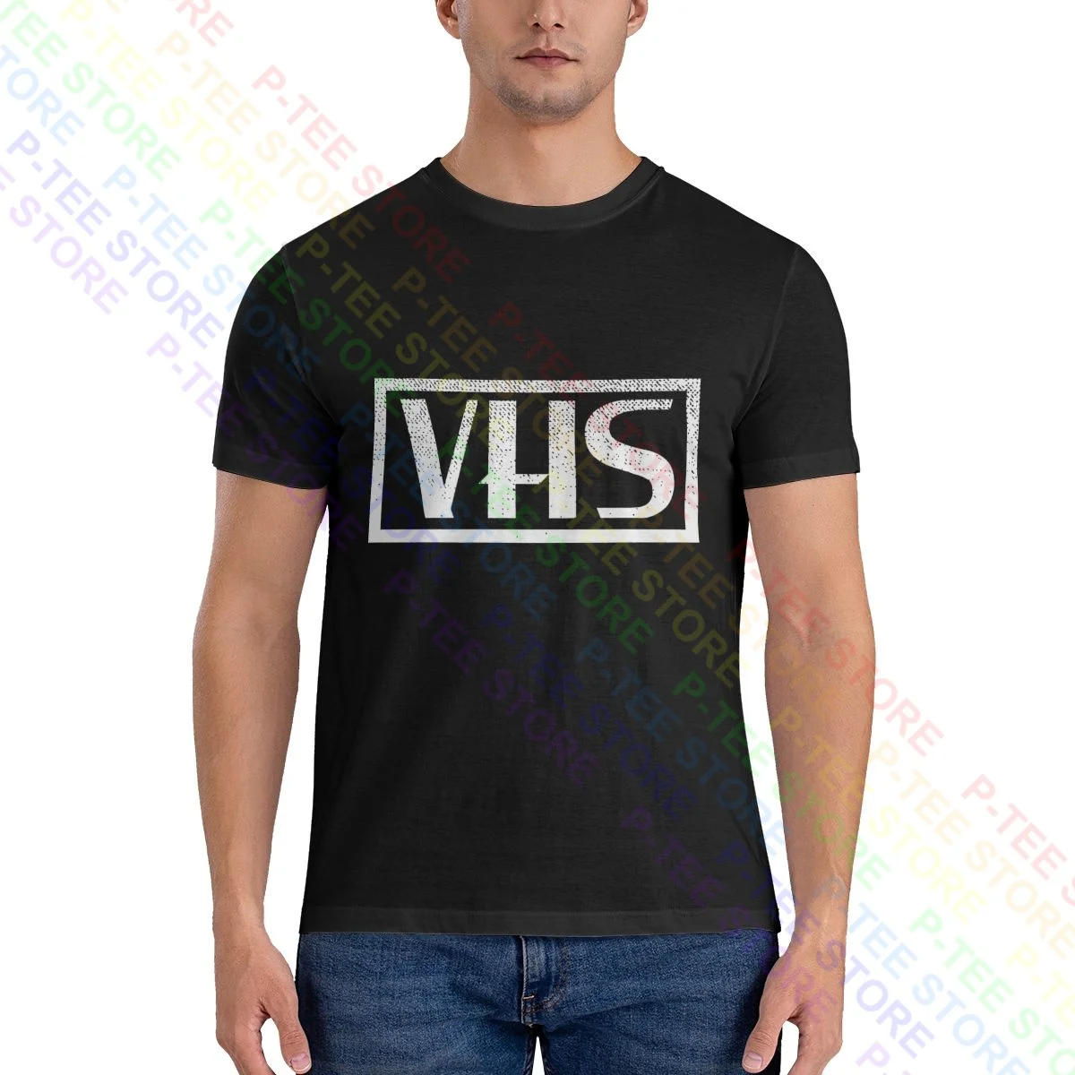 Retro Vhs Video Home System Cassette Tape Recorder 80S 90S Shirt T-Shirt Trendy Vintage Tee